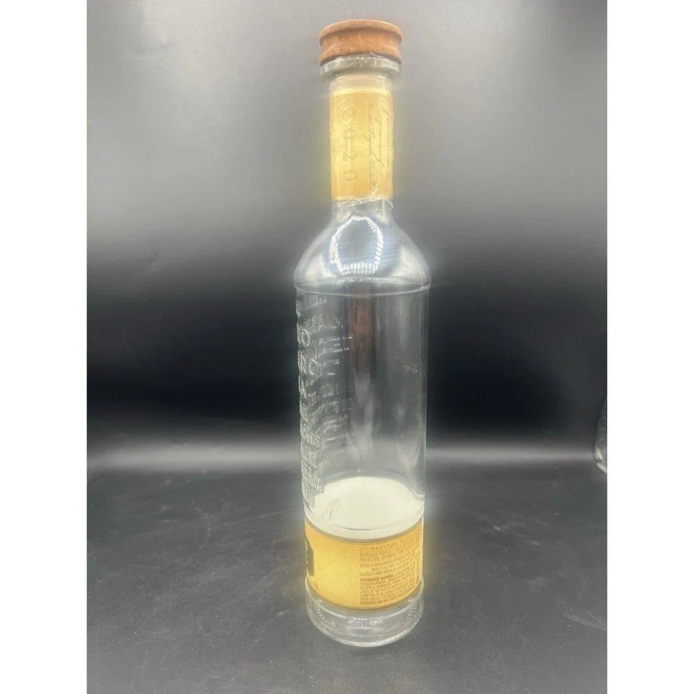Maestro Dobel Reposado Empty Tequila Bottle 750ml Frosted Glass Bar Decor